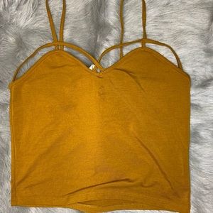 Spaghetti strap crop top